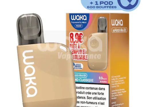 Cigarette waka blond classique, Waka somatch mini kit, Waka vape, puff waka, waka somatic kit, cigarette waka, Waka cigarette electronique