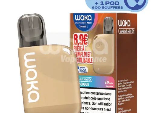 Cigarette waka blond classique, Waka somatch mini kit, Waka vape, puff waka, waka somatic kit, cigarette waka, Waka cigarette electronique