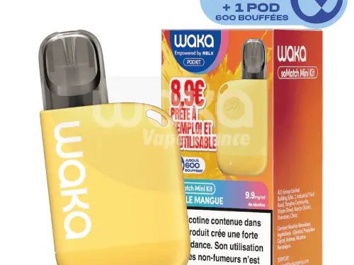 Cigarette waka mangue, Waka somatch mini kit, Waka vape, puff waka, waka somatic kit, cigarette waka, Waka cigarette electronique