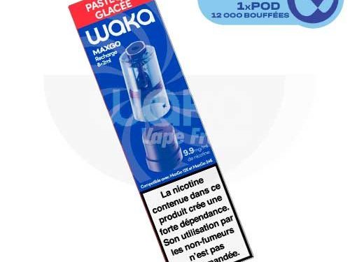 waka maxgo pastèque, recaharge waka max go pasteque glacée, Pod maxgo waka, Maxgo waka vape, Pods préremplis waka maxgo