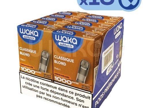 waka somatch classique blond pas cher, waka somatch pas cher, waka so match, waka vape, vape waka,, waka so match meilleur prix, waka somatch lot, waka so match en gros, waka grossiste