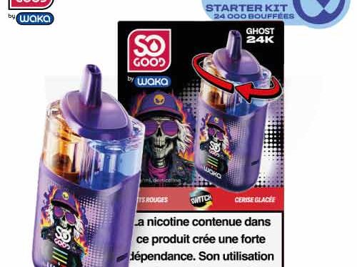 puff waka, waka, so good, puff so good, puff 2 en 1, puff 2en1, puff 24k, waka 24k, puff rechargeable pas cher, puff rechargeable, puff rechargeable waka, puff ghost, waka ghost, puff waka ghost, so good ghost, fruits rouges, cerise glacée